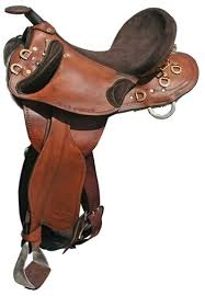 LEATHER SADDLE BAG